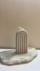 Bohem Dekoratif Mum – El Yapımı, Etnik ve Özgün Tasarım