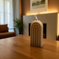 Bohem Dekoratif Mum – El Yapımı, Etnik ve Özgün Tasarım