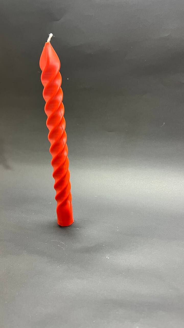 Şamdan Wave Dekoratif Mum – Dalgalı Formda El Yapımı Şamdan Tasarımı