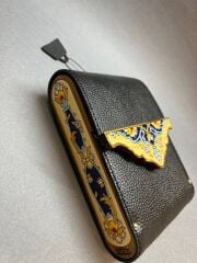 Buta – Geleneksel Motifli Hakiki Deri El Yapımı Cüzdan