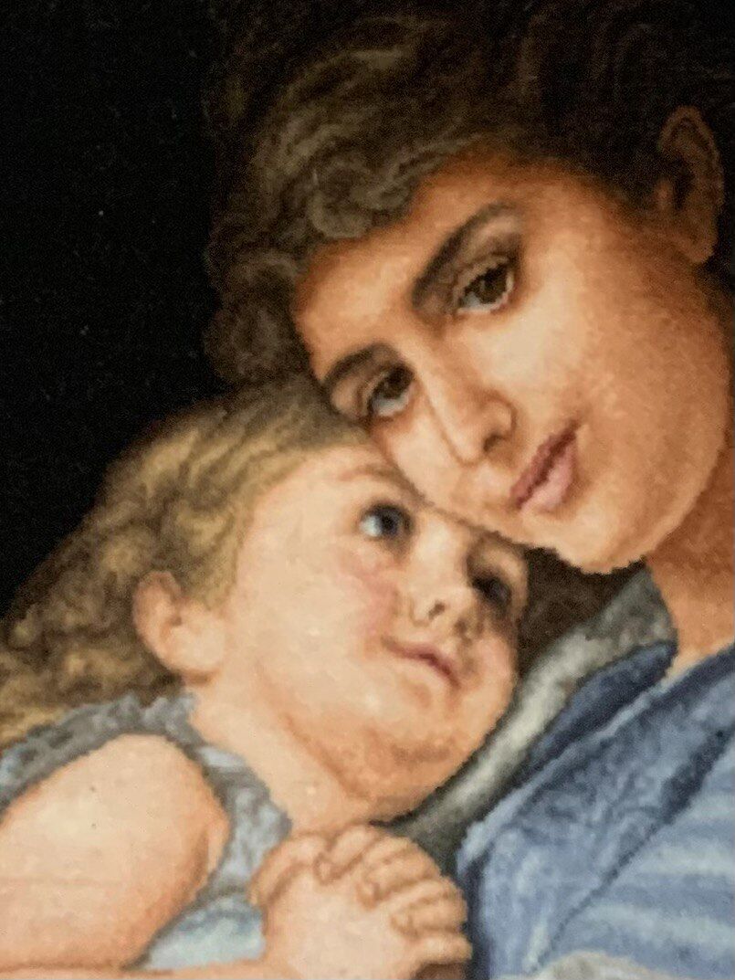 Anne Sevgisi El Dokuma Dekoratif Halı