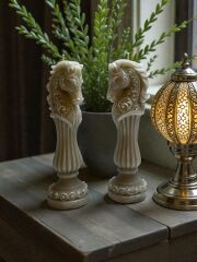 Tulpar At Figürü El Yapımı Dekoratif Mum