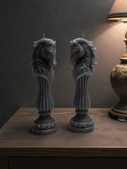Tulpar At Figürü El Yapımı Dekoratif Mum
